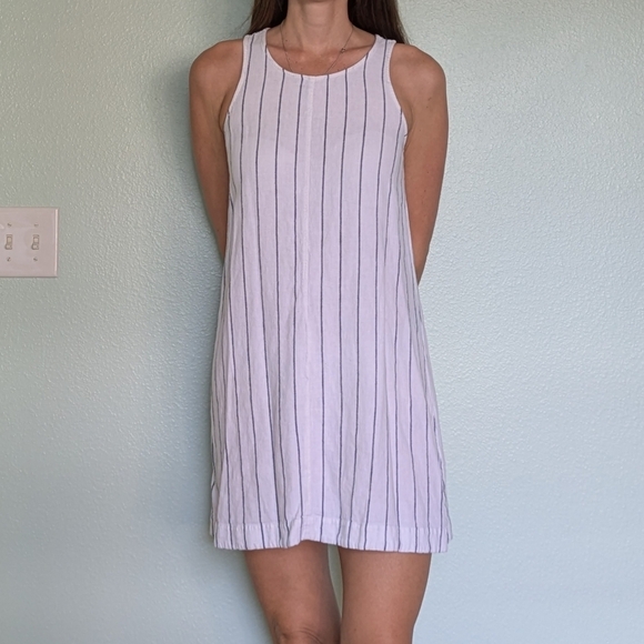 Vince Camuto Dresses & Skirts - Vince Camuto White and Black Striped Dress